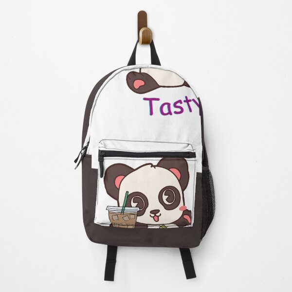 Item preview, Red panda enjoyed his tasty coffee panda sticker designed and sold by Cosmicworld07.