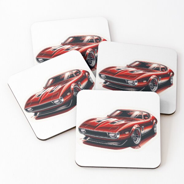 Item preview, Red 70s Super Car designed and sold by NeatSplash.