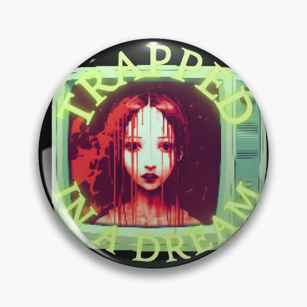 Item preview, Horror Sticker - Trapped in a Dream designed and sold by ache-opacity.