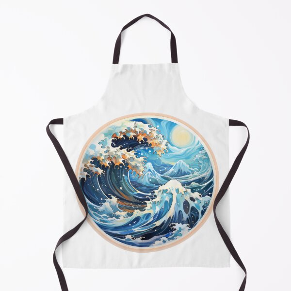 Item preview, Blue wave sticker designed and sold by MiraCleAI.