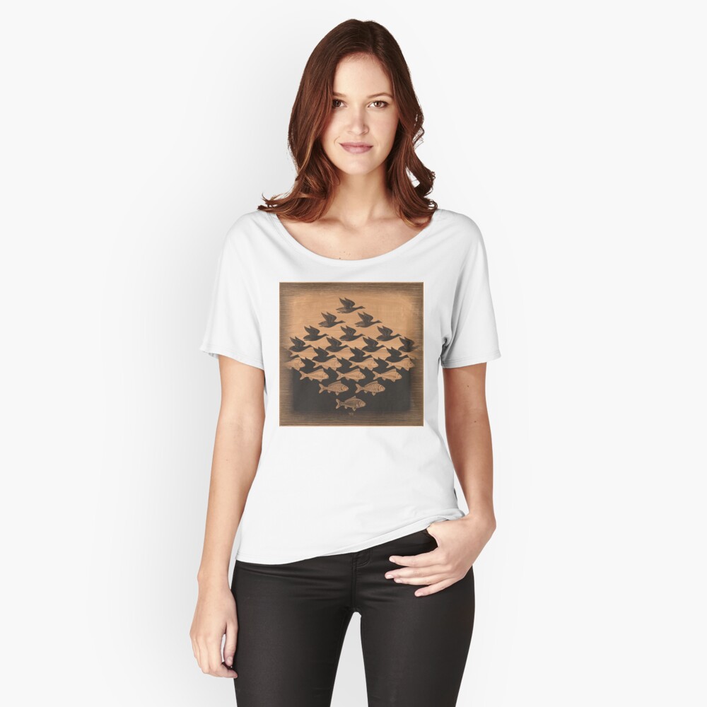 Vista previa del artículo con la obra «Camiseta ancha», diseñado y vendido por realQ.