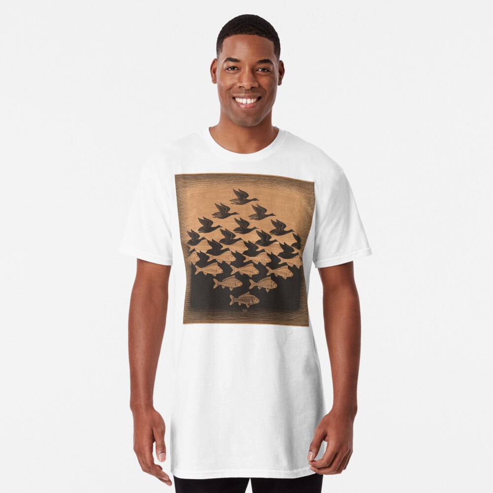 Vista previa del artículo con la obra «Camiseta larga», diseñado y vendido por realQ.