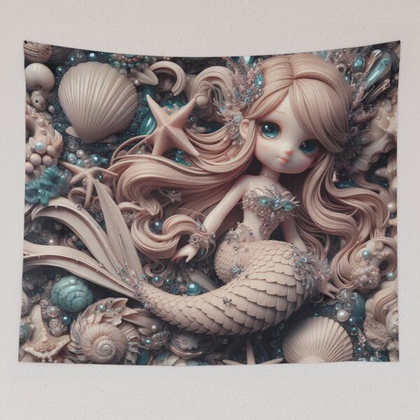 Item preview, Mermaid Seashells Starfish designed and sold by purplesensation.