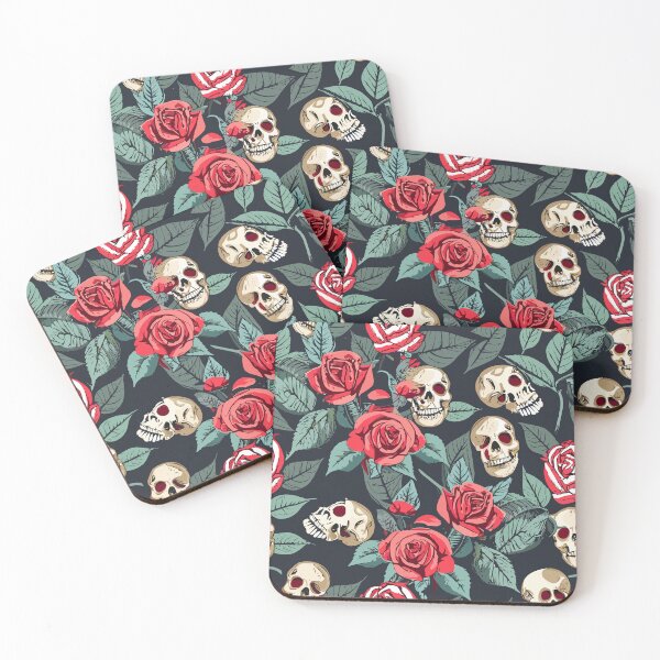 Item preview, skull wallpaper designed and sold by Robert Pląder.