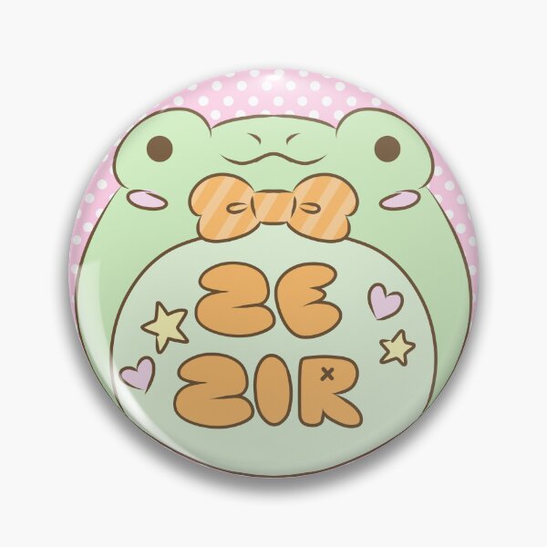 Item preview, Pronoun Frog Part 2- Ze Zir designed and sold by Frigg-The-Frog-.