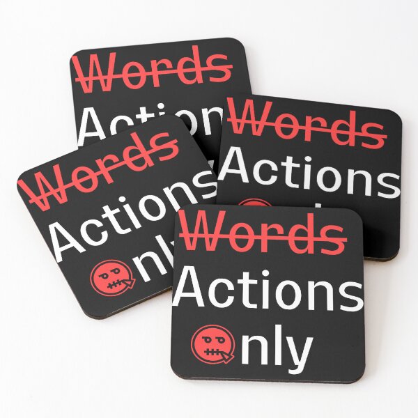 Item preview, Speak With Your Actions Not Words designed and sold by Zephyrux.