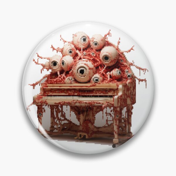Artikelvorschau, Cosmic Horror Sticker – Klavier aus Out of Time entworfen und verkauft von ache-opacity.