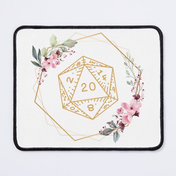 Item preview, Beautiful Floral D20 Design designed and sold by KriisKastle.