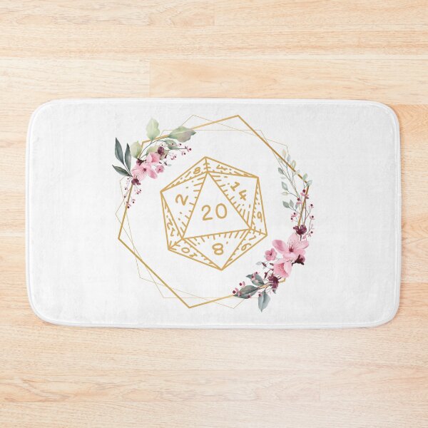 Item preview, Beautiful Floral D20 Design designed and sold by KriisKastle.