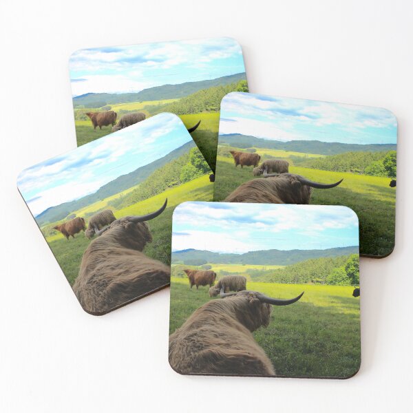 Item preview, Cow with horns - brown cow - fluffy cow designed and sold by animal-animal.