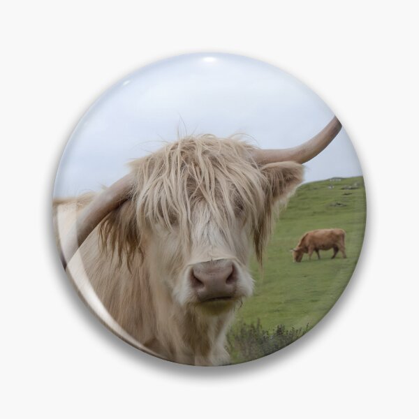 Item preview, Cow with horns - brown cow - fluffy cow designed and sold by animal-animal.