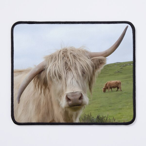 Item preview, Cow with horns - brown cow - fluffy cow designed and sold by animal-animal.