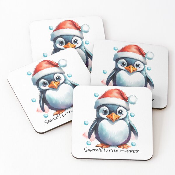 Item preview, Penguin - Santa's Little Flipper designed and sold by MysticalSVK.