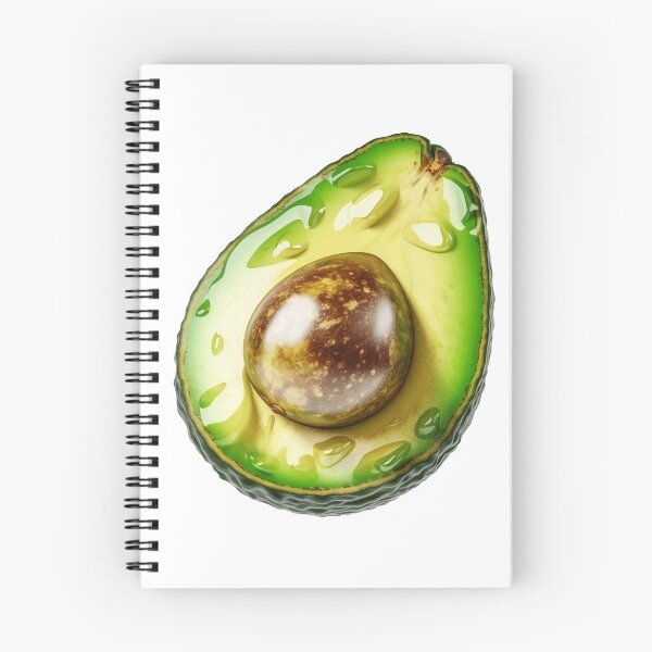 Item preview, Slice ​​avocado. Realistic illustration of juicy avocado. Vegan vibes designed and sold by Anastasiia Yurevych.