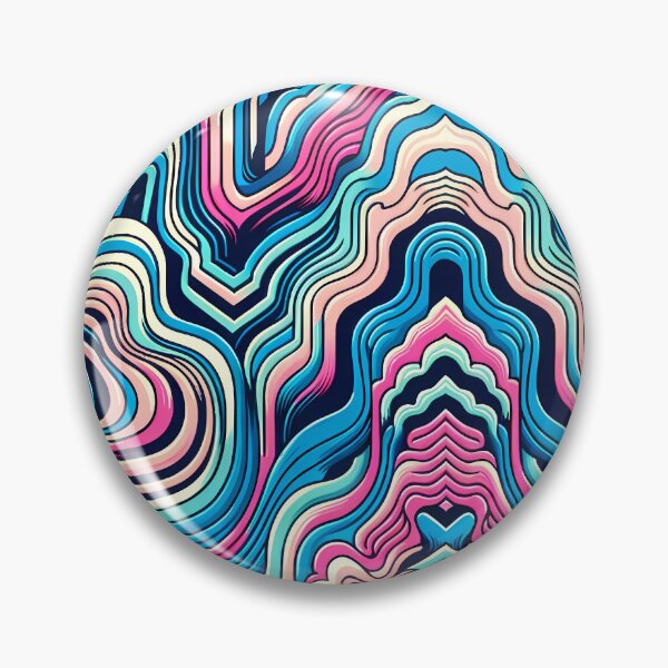 Item preview, Groovy Wave Pattern designed and sold by NeatSplash.