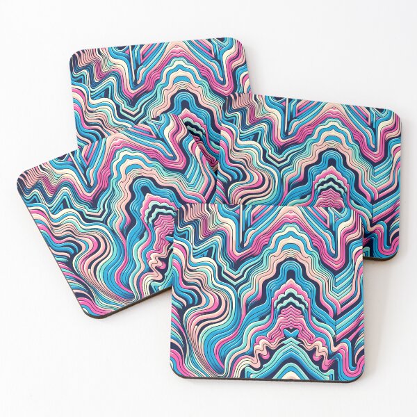 Item preview, Groovy Wave Pattern designed and sold by NeatSplash.