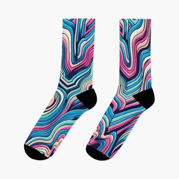 Item preview, Groovy Wave Pattern designed and sold by NeatSplash.