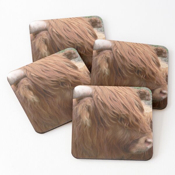 Item preview, Cow with horns - brown cow - fluffy cow designed and sold by animal-animal.