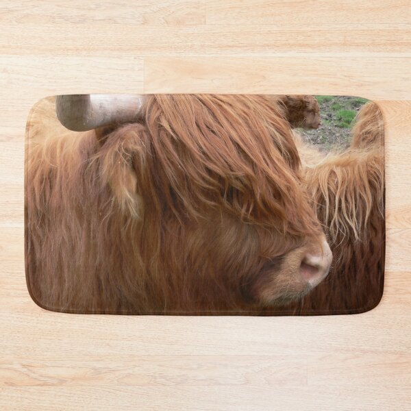 Item preview, Cow with horns - brown cow - fluffy cow designed and sold by animal-animal.