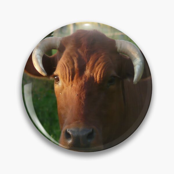 Item preview, Cow with horns - brown cow designed and sold by animal-animal.