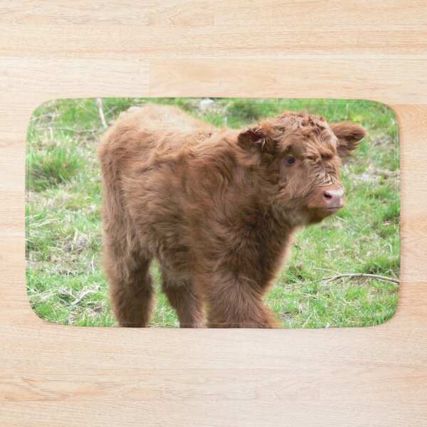 Item preview, Cow with horns - brown cow - fluffy cow - calf designed and sold by animal-animal.
