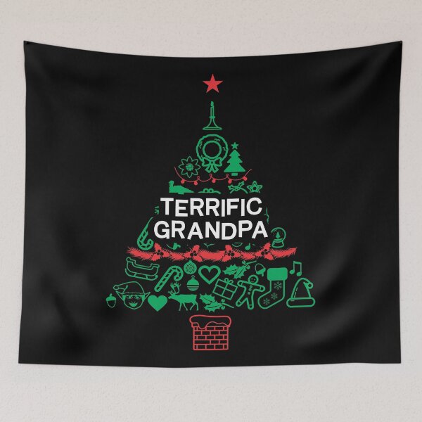 Aperçu de l'œuvre Superbe cadeau pour grand-père - Arbre de Noël - Noël créée et vendue par Vector-Artist.
