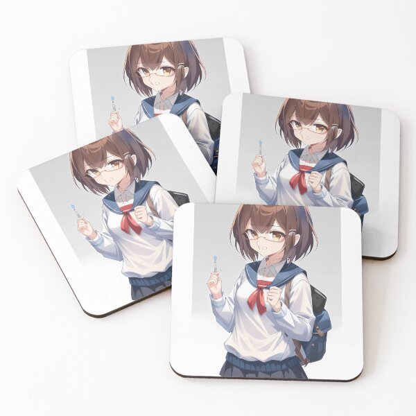 Item preview, Nerdy And Cute Anime Girl designed and sold by testreg1.