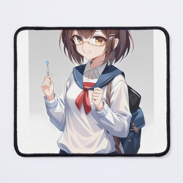 Item preview, Nerdy And Cute Anime Girl designed and sold by testreg1.