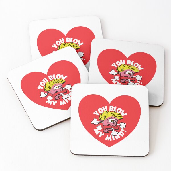 Item preview, You Blow My Mind! - Retro Cartoon - Heart Version designed and sold by SorryFrog.