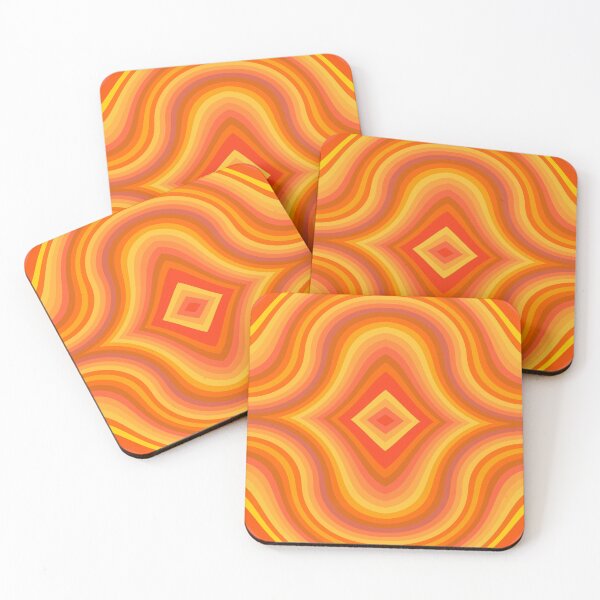 Item preview, Orange Retro Pattern designed and sold by trendspatterns.