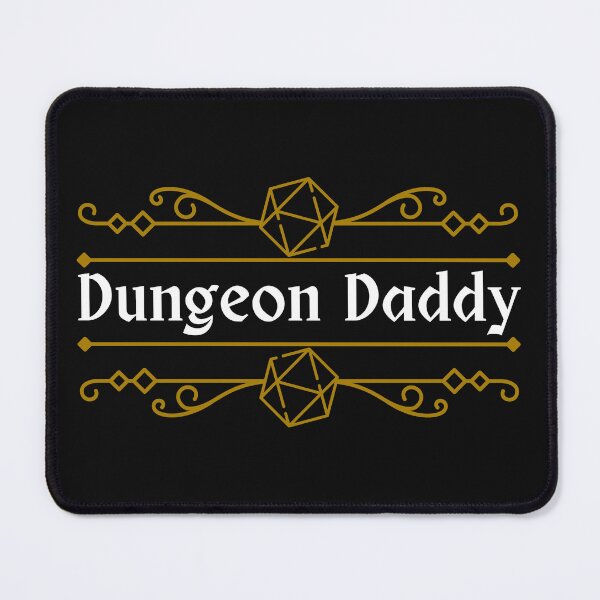 Item preview, Gold D20 Dungeon Daddy designed and sold by KriisKastle.