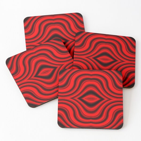 Item preview, Red and Black Retro Pattern designed and sold by trendspatterns.