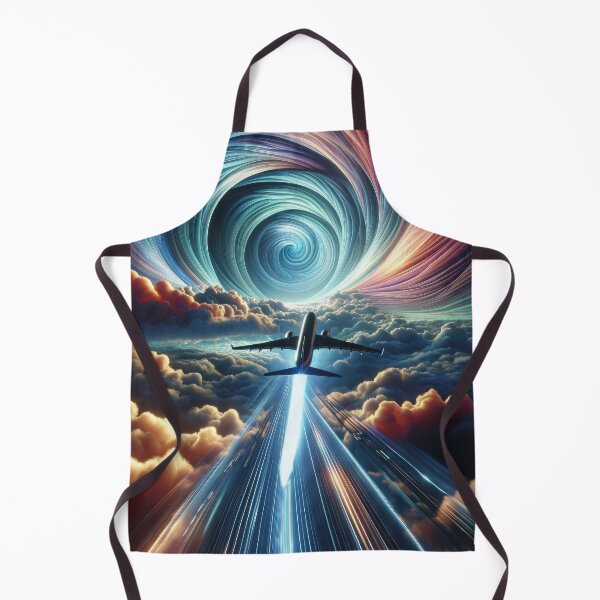 Item preview, Airplane Soaring Over Majestic Cloudscapes designed and sold by Newpixelland.