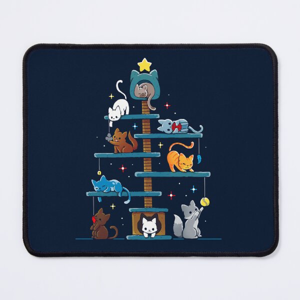Item preview, Christmas Tree House Cats designed and sold by VallinArt.