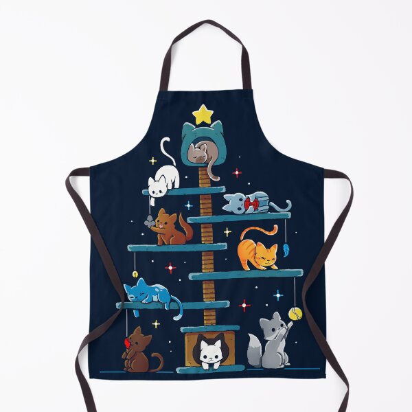 Item preview, Christmas Tree House Cats designed and sold by VallinArt.