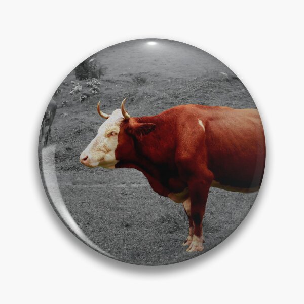 Item preview, Cow with horns - brown cow - spotted cow designed and sold by animal-animal.