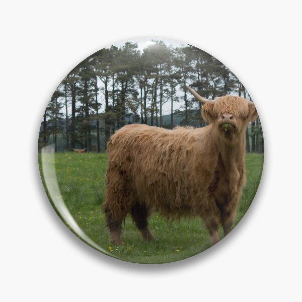 Item preview, Cow with horns - brown cow - fluffy cow designed and sold by animal-animal.