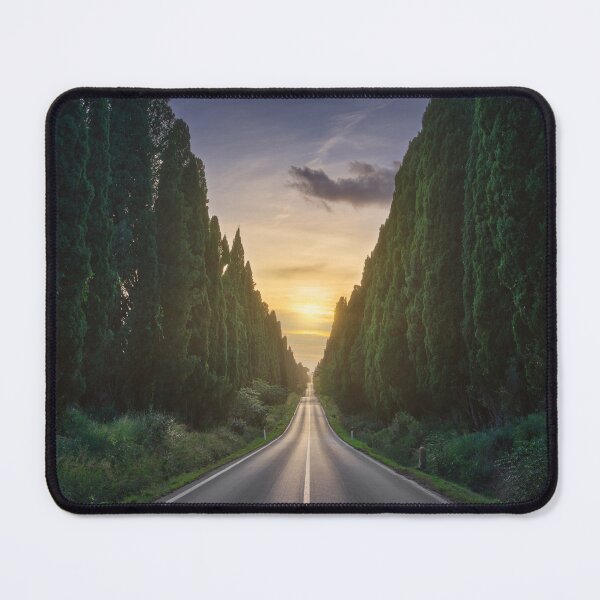 Item preview, The cypress avenue of Bolgheri and the sun in the middle. Tuscany, Italy designed and sold by Stefano Orazzini.