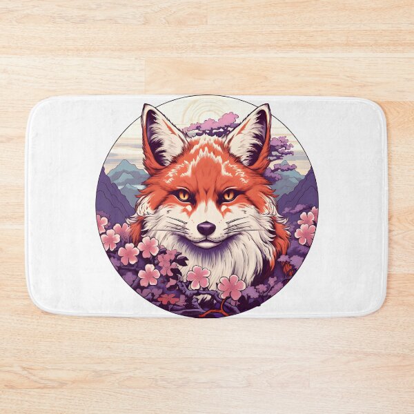 Item preview, Japanese Fox Kitsune designed and sold by Yana Grech.