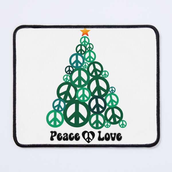 Item preview, Peace Sign Christmas Tree,Peace Love Joy ,Love Peace Joy designed and sold by BotunPeony.