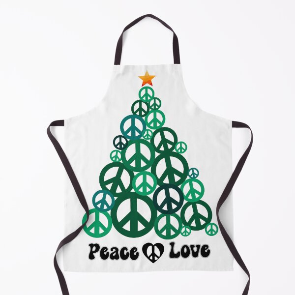Item preview, Peace Sign Christmas Tree,Peace Love Joy ,Love Peace Joy designed and sold by BotunPeony.