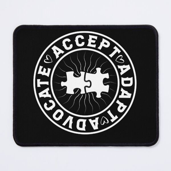 Item preview, Accept Adapt Advocate Inclusion Equity Equality, Neurodiversity Autism, Special Ed Teacher Social Worker Special Needs Mom Autism ABA designed and sold by behindthefacts.