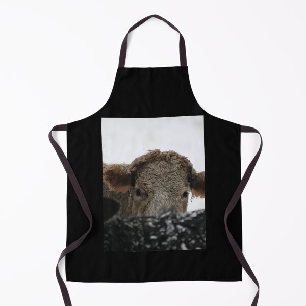 Item preview, Cow with horns - brown cow - fluffy cow - snow cow designed and sold by animal-animal.