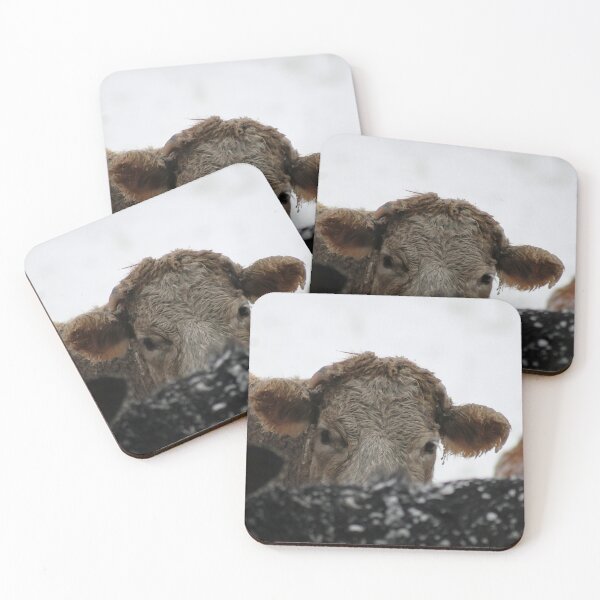 Item preview, Cow with horns - brown cow - fluffy cow - snow cow designed and sold by animal-animal.