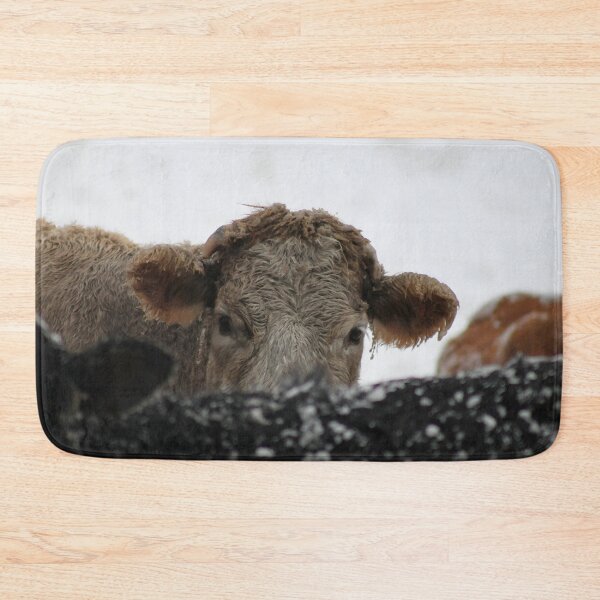 Item preview, Cow with horns - brown cow - fluffy cow - snow cow designed and sold by animal-animal.