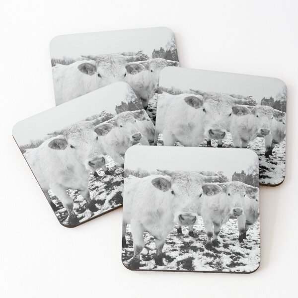 Item preview, Cow with horns -  - snow cow - fluffy cow designed and sold by animal-animal.