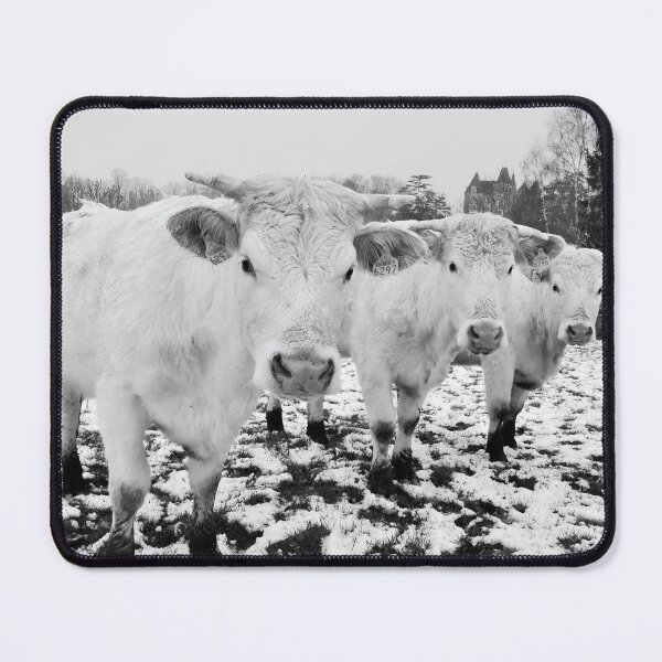 Item preview, Cow with horns - - snow cow - fluffy cow designed and sold by animal-animal.