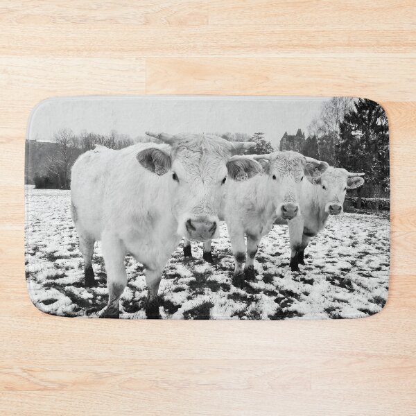 Item preview, Cow with horns -  - snow cow - fluffy cow designed and sold by animal-animal.