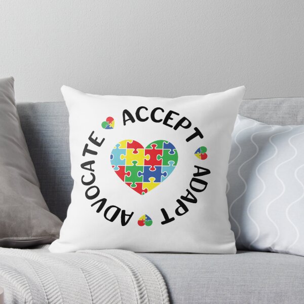 Item preview, Accept Adapt Advocate Inclusion Equity Equality, Autism Heart Neurodiversity, Special Ed Teacher Social Worker Special Needs Mom ABA designed and sold by behindthefacts.