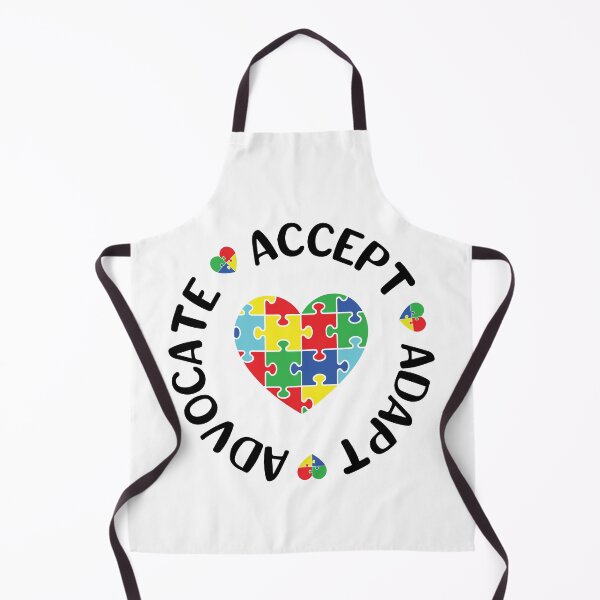 Item preview, Accept Adapt Advocate Inclusion Equity Equality, Autism Heart Neurodiversity, Special Ed Teacher Social Worker Special Needs Mom ABA designed and sold by behindthefacts.